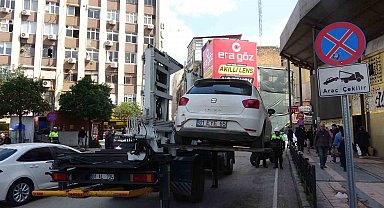 Hatalı park yapan 150 araca ceza yağdı