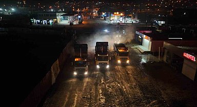 Hatay Büyükşehir Belediyesi ve Antakya Belediyesi'nden asfalt seferberliği