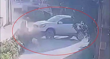 Hatay'da motosiklet sürücüsünün öldüğü kaza anı kamerada