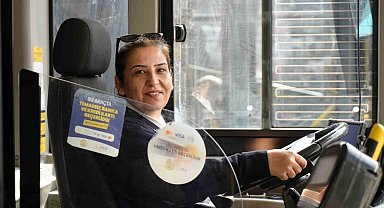 Hayaliydi, başardı: Şehrin ilk kadın otobüs şoförü oldu