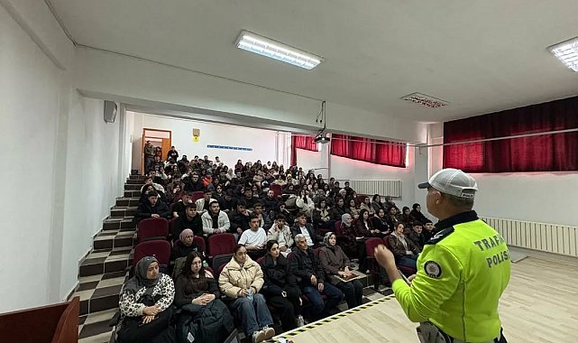 Hisarcık MYO'da "Genel Trafik Kuralları" konulu eğitim