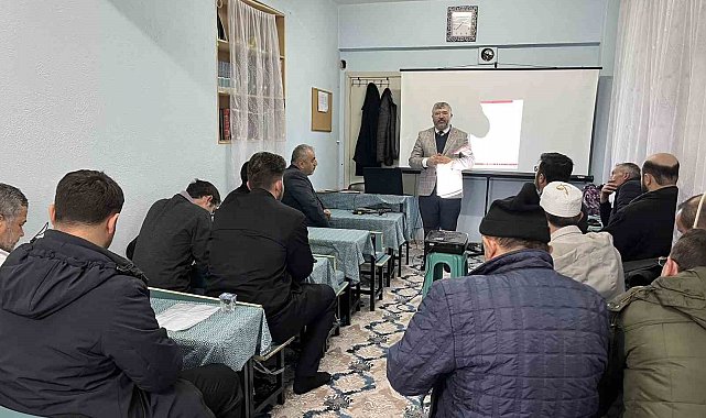 Hisarcık'ta din görevlilerine "Vaaz Becerilerini Geliştirme" konulu eğitim