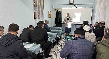 Hisarcık'ta din görevlilerine "Vaaz Becerilerini Geliştirme" konulu eğitim