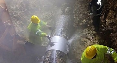 Hızlı müdahale su kesintisini önledi