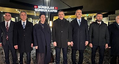 İçişleri Bakanı Çiftçi sınırın sıfır noktasından duyurdu: "Sınır hattında tüm tedbirler alındı"