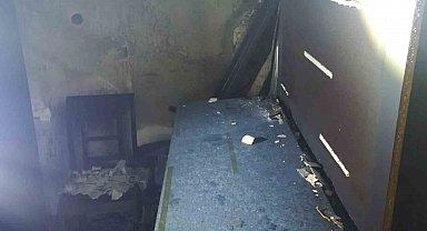 Iğdır'da günlük kiralık dairede yangın