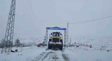 Iğdır'da karla mücadelede başarı: Kapalı köy yolu kalmadı