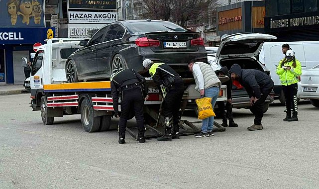 Iğdır'da trafik ekiplerinden denetim
