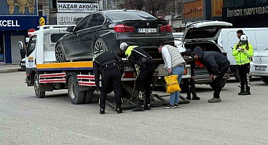 Iğdır'da trafik ekiplerinden denetim