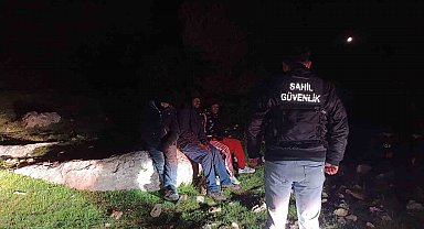 İHA tespit etti, ekipler operasyon yaptı: 22 düzensiz göçmen yakalandı