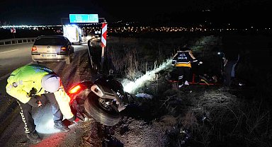 İki motosiklet çarpıştı: Dayı-yeğen yaralandı