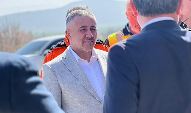 İl Başkanı Yıldırım, karayolu çalışmalarını inceledi