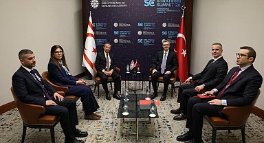 İletişim Başkanı Duran, KKTC Dışişleri Bakanı Ertuğruloğlu ile görüştü