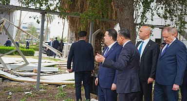 Irak Başbakanı Sudani, saldırıya uğrayan Ulusal İstihbarat Servisi binasını inceledi