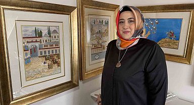 İran'da mahsur kalan tezhip sanatçısı, karayolu ile Türkiye'ye döndü