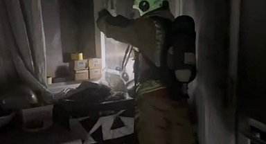 İskenderun'da ev yangını