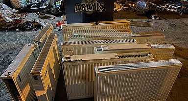 İskenderun'da kalorifer peteği hırsızları yakayı ele verdi