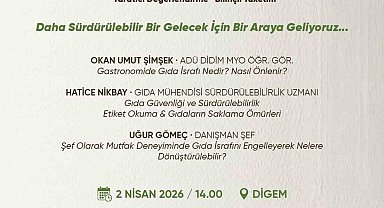 İsrafa 'dur' demek için uzmanlar Didim'de buluşacak