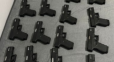 İstanbul'da 19 kaçak tabanca ele geçirildi