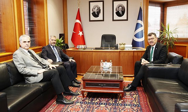 İTÜ Rektörü Mandal'dan Rektör Adıgüzel'e ziyaret