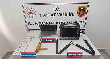 Kaçak kazı yapmak istediler, suçüstü yakalandılar