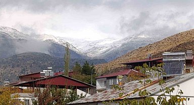 Kahramanmaraş'ın yüksek kesimleri beyaza büründü