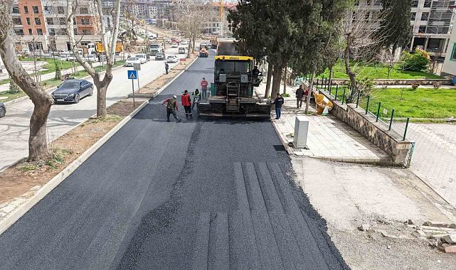 Kahramanmaraş'ta asfalt çalışmaları