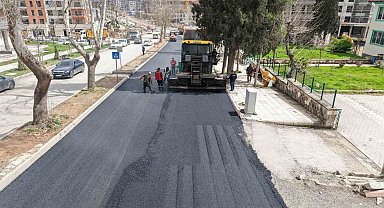 Kahramanmaraş'ta asfalt çalışmaları