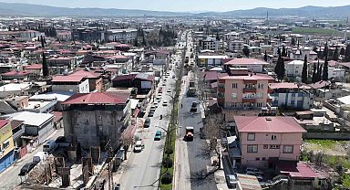 Kahramanmaraş'ta asfalt mesaisi sürüyor