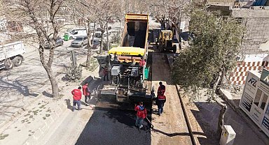 Kahramanmaraş'ta cadde ve sokaklar asfaltlanıyor