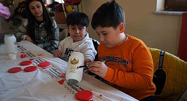 Kahramanmaraş'ta çocuklaR Ramazan kandili tasarladı