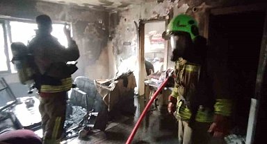 Kahramanmaraş'ta ikamet yangını