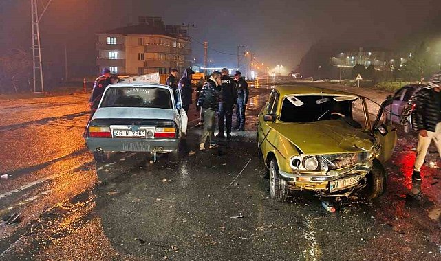 Kahramanmaraş'ta trafik kazaları: 2 yaralı