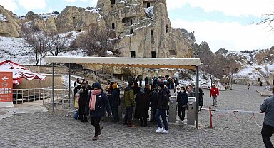 Kapadokya 3 günlük bayram tatilinde 57 bin 988 ziyaretçiyi ağırladı