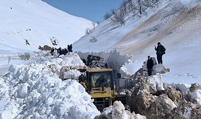 Kar kalınlığı 3 metreyi aşmıştı: Tunceli'de kapalı köy yolu kalmadı