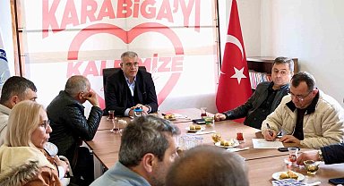 Karabiga'da 7 Yıllık Hizmetler İstişare Toplantısında Anlatıldı