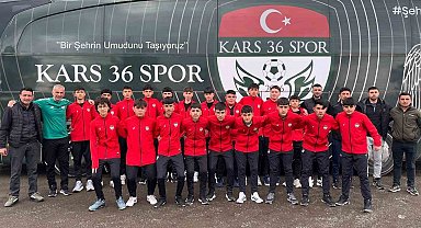 Kars 36 Spor U16 Takımı Türkiye Şampiyonası için Bingöl yolunda