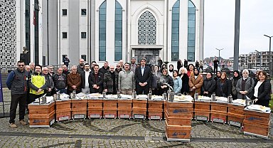 Kartepe'de üreticilere arıcılık ve ekipman desteği sağlandı