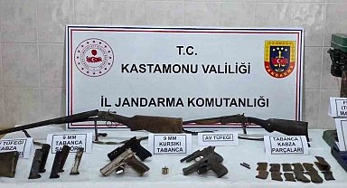 Kastamonu'da kaçak silah operasyonu