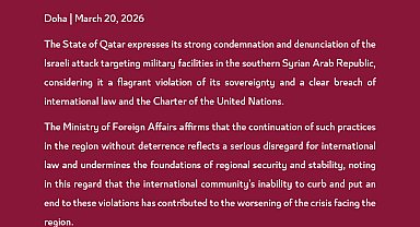 Katar'dan İsrail'in Suriye saldırısına kınama