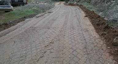 Kavaklı Mahallesi'ndeki bahçe yolu yenilendi