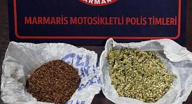 Kavga ihbarına giden polis torbalarca uyuşturucu yakaladı