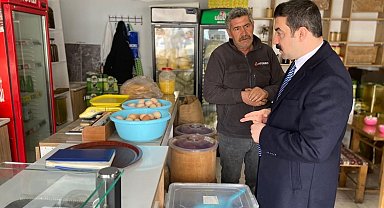 Kaymakam Akköz'den Arpaçay'da esnaf ziyareti