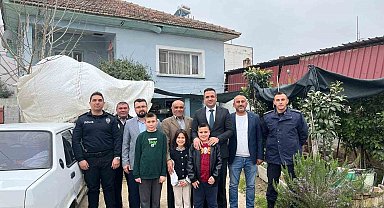 Kaymakam Dalak, şehit ve gazi ailelerini bayramda da yalnız bırakmadı