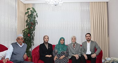 Kaymakam Duman, Tercan'da şehit ailesinin iftar sofrasına konuk oldu