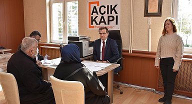 Kaymakam Güldoğan, 'Açık Kapı'da vatandaşların sorunlarını dinledi