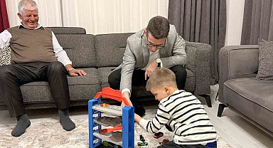 Kaymakam Kaptanoğlu Mardin'de şehit düşen Ergin'in ailesiyle iftar sofrasında buluştu