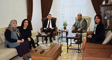 Kaymakam Odabaş'tan bayramda şehit ailelerine ziyaret