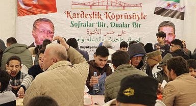 Kayseri büyükşehir, Suriye'de iftar sofrası kurdu
