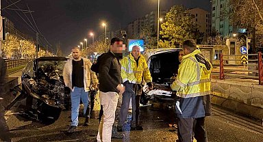 Kaza yapan ehliyetsiz ve alkollü sürücüyü, polis tedaviye ikna etti